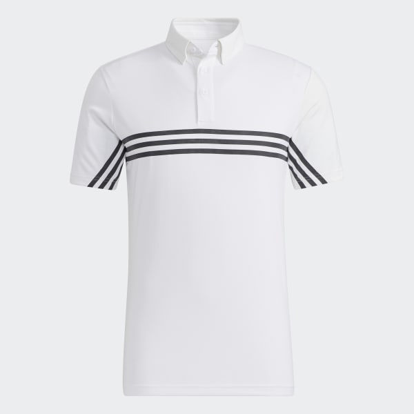 White Primegreen HEAT.RDY 3-Stripes Polo Shirt BO195