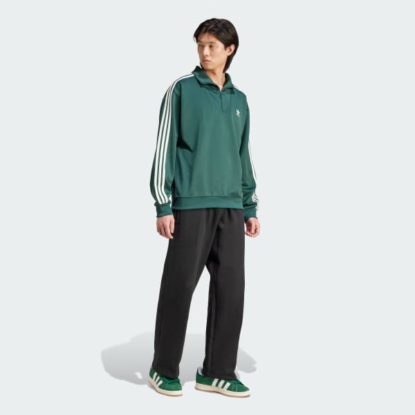 Vert Veste de survêtement col cheminée Adicolor