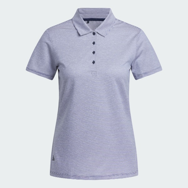 Azul Playera Polo de Manga Corta Ottoman Para Mujer