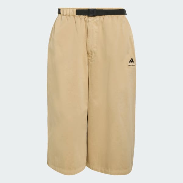 Beige SHORTS adidas EQUIPMENT DRILL DE DENIM
