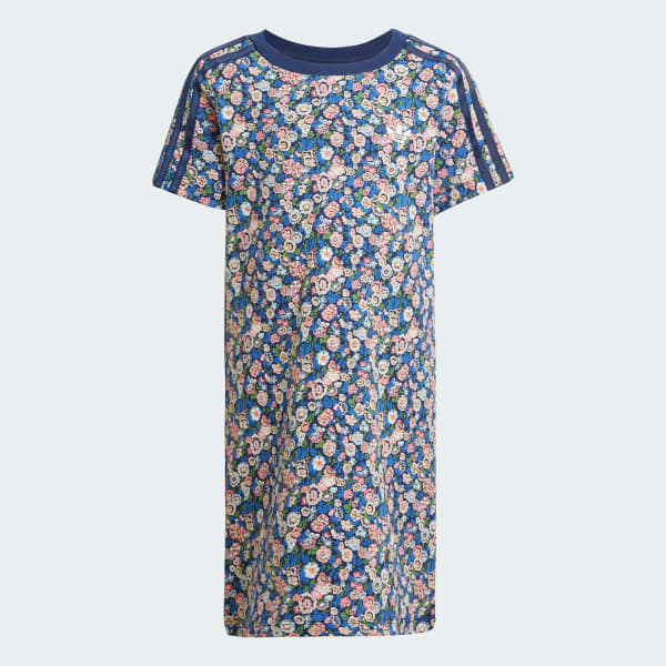 Bla adidas Originals x Liberty London Kids Tee kjole