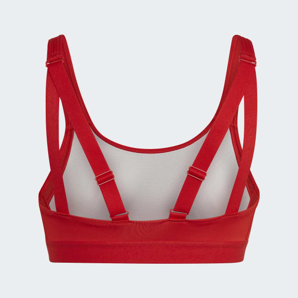 Red adidas TLRD Move Training High-Support Bra VB423