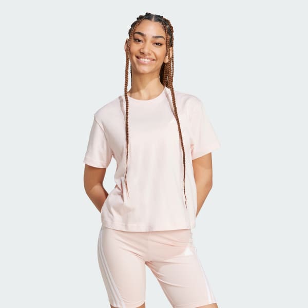 Pink Essentials Small Logo Tee