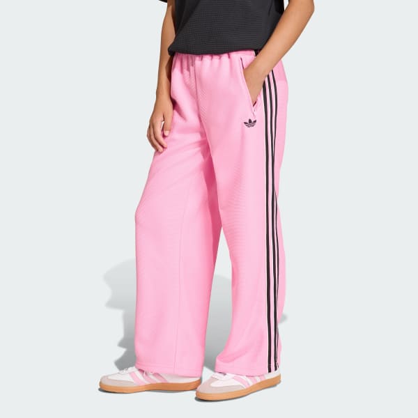 Pink FIREBIRD LOOSE DOUBLE KNIT TRACKPANTS