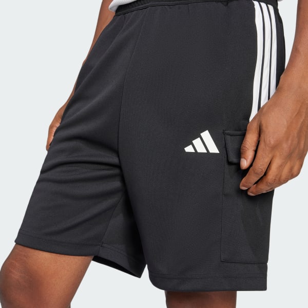 ◆売り切れ必至◆ ◆ADIDAS◆ CARGO SHORTS - Black adidas originals Cargo Shorts Side Pocket Loose Lacing