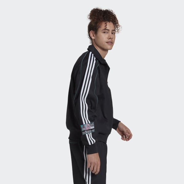 Negro TRACK TOP