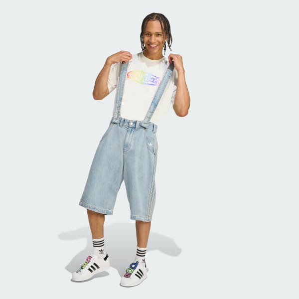 Gris Salopette denim adidas x Jeremy Scott