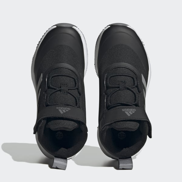 Negro Zapatilla FortaRun All-Terrain Cloudfoam Sport Running Elastic Lace and Top Strap