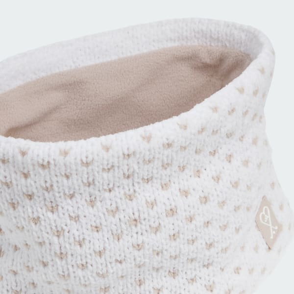 Hvit Knit Neck Halsvarmer