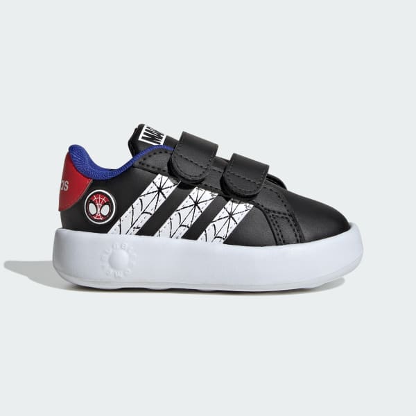 Negro Zapatillas adidas x Marvel Spider-Man Grand Court Kids