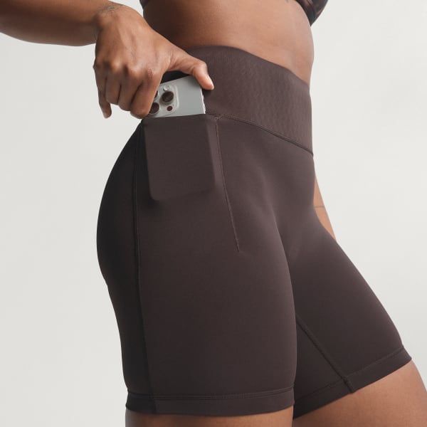 Brown Optime Power Short Leggings