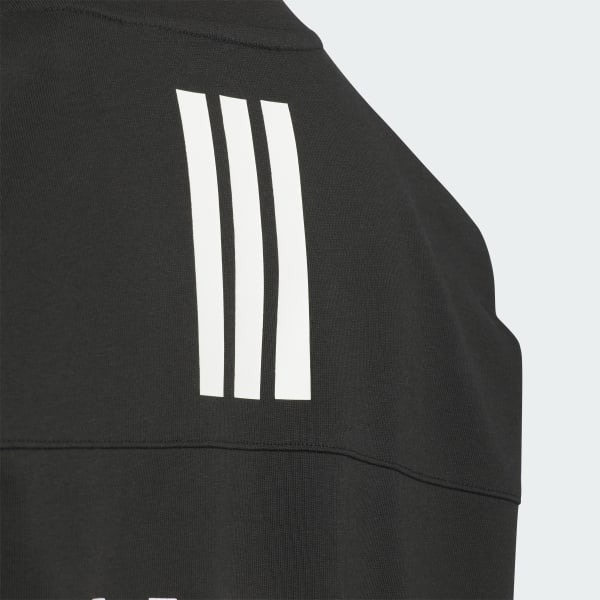 ブラック 長袖 ワード Tシャツ キッズ