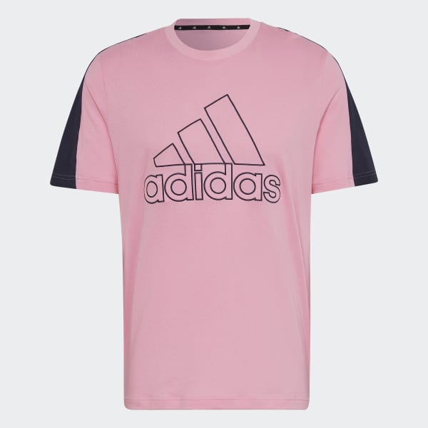 Pink Future Icons Embroidered Badge of Sport Tee