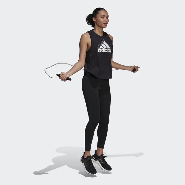 Preto AEROREADY Made for Training Logo Graphic Racerback Tank Top MMX08
