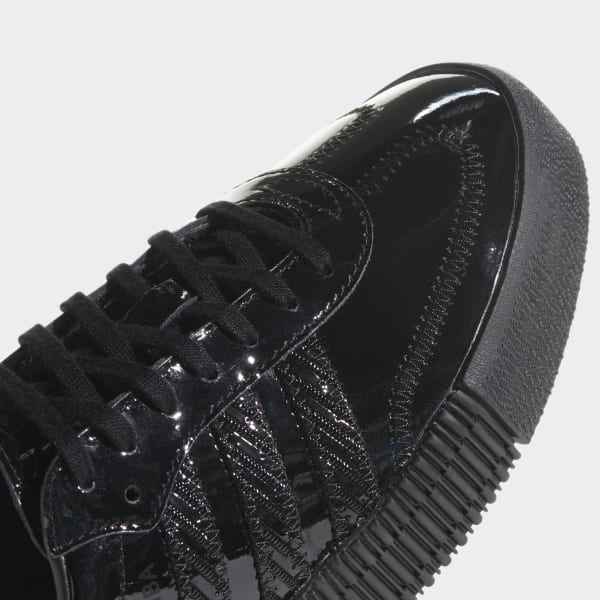 adidas sambarose black patent