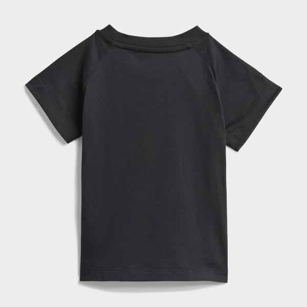Negro Camiseta Adicolor Estampada