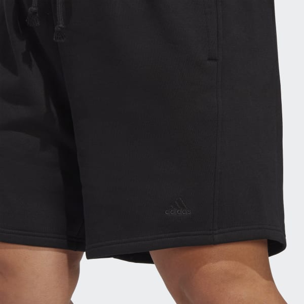 adidas ALL SZN Fleece Shorts (Plus Size) - Black | Women\'s Lifestyle |  adidas US