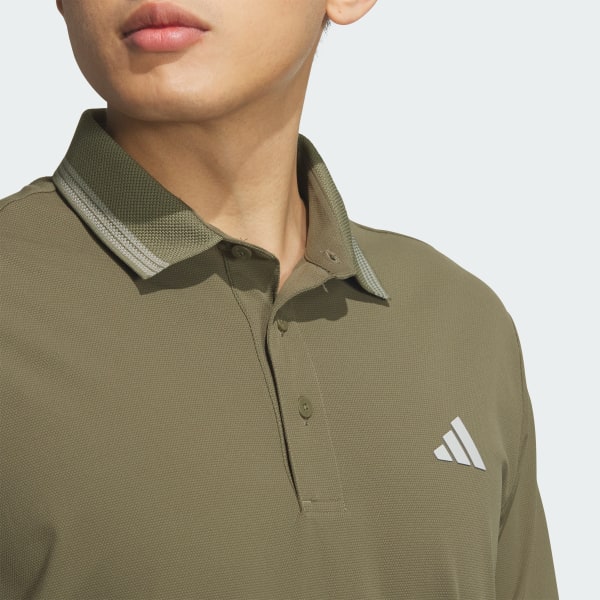 新品　adidas ポロシャツ アディダス 【ゴルフ】ワンポイントロゴ UVケア付キ半袖ポロ