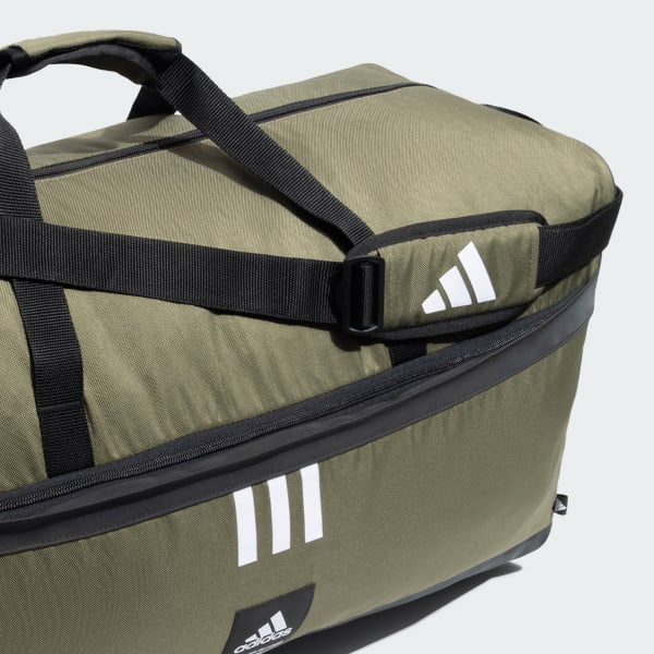 Green Adidas 3 stripes Duffel Large