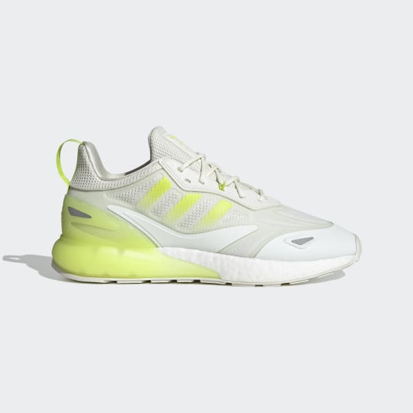 White ZX 2K Boost 2.0 Shoes LSR58