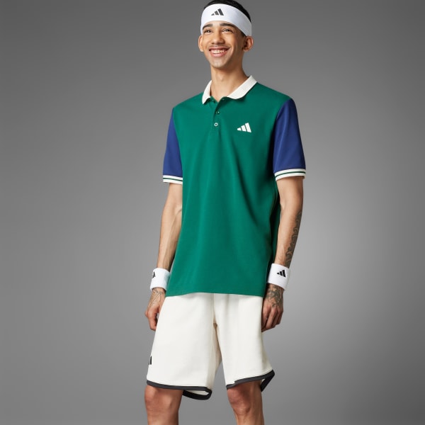 Groen adidas Heritage Tennis Poloshirt