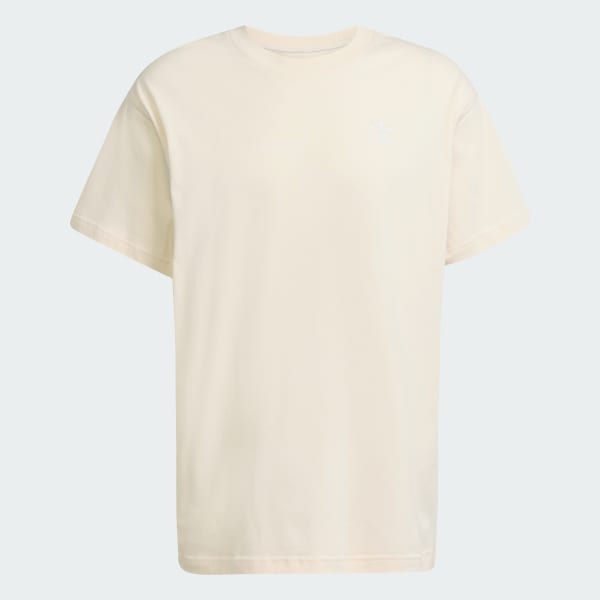 adidas Trefoil Essentials Oversized Tee - White | Free