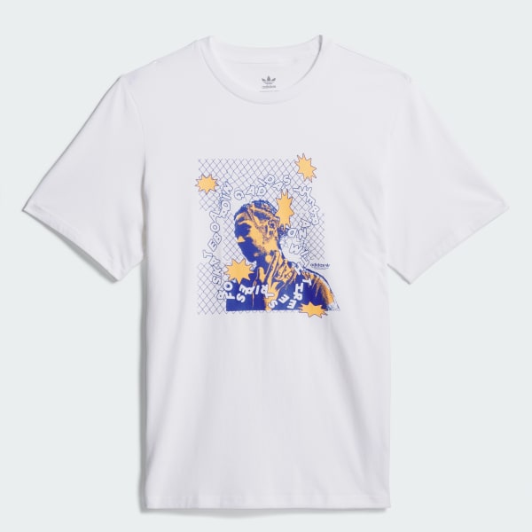 Blanco Playera Skateboarding Lil Dre