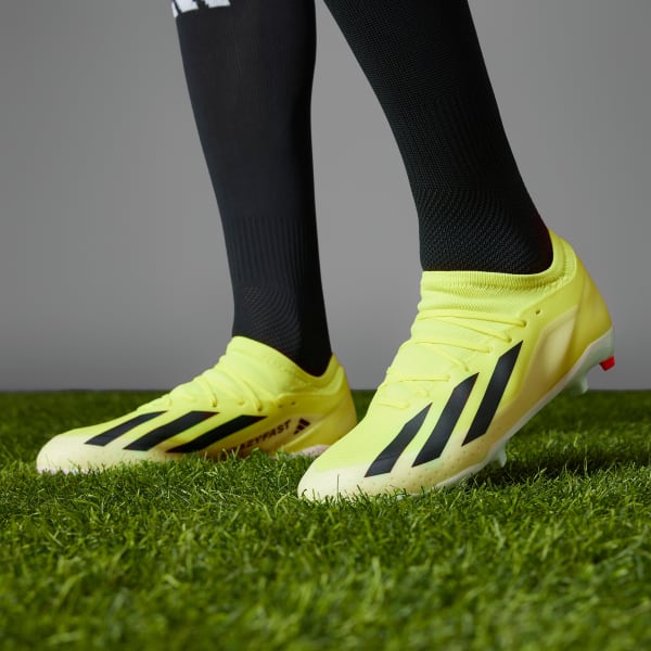 Bota de fútbol X Crazyfast League césped natural seco