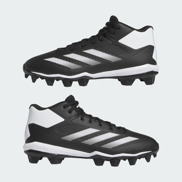 Adidas Adizero Impact Molded Baseball Cleats Men Core Black Cloud White Core Black 10.5
