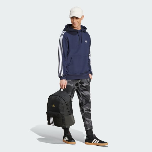 Black Seasonal Essentials Camouflage Joggers