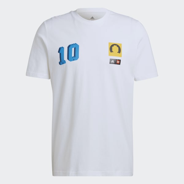 Blanco Camiseta adidas x LEGO® Fútbol Estampada ZF135