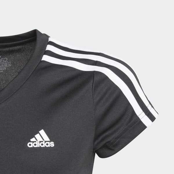 Black 3-STRIPES TEE       