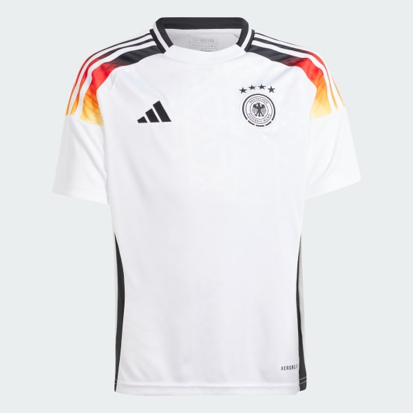 สีขาว เสื้อฟุตบอลชุดเหย้า Germany 24 สําหรับเด็ก