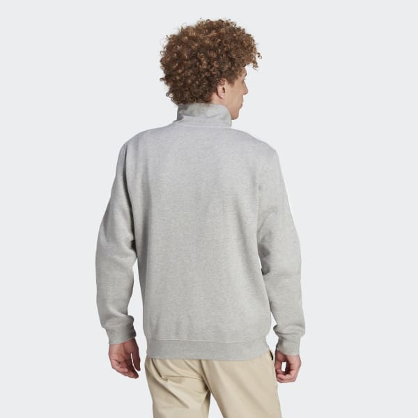 Grey Adicolor Classics 3-Stripes Half-Zip Sweatshirt