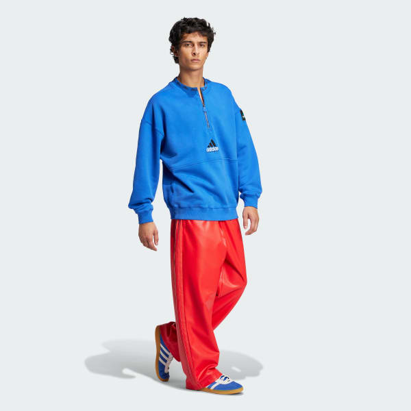 Blue EQT Fleece 1/2 Zip Sweatshirt