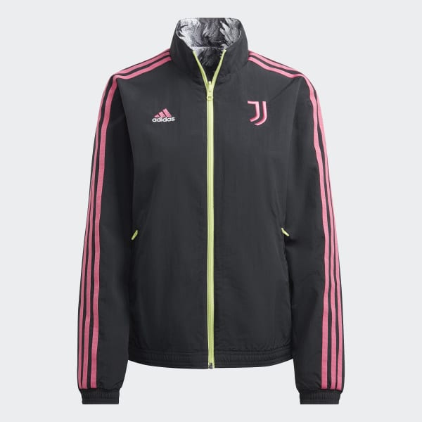 Schwarz Juventus Turin Anthem Jacke