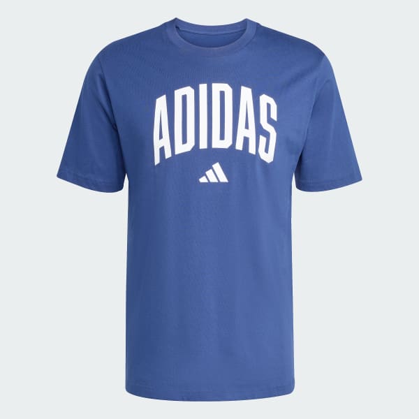 Azul Polera Graphic Universitario Lineage