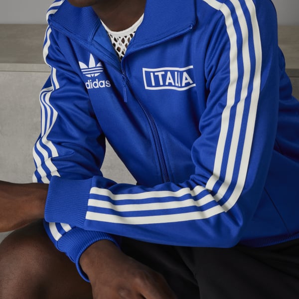 adidas Italy Beckenbauer Track Top - Blue | adidas Singapore