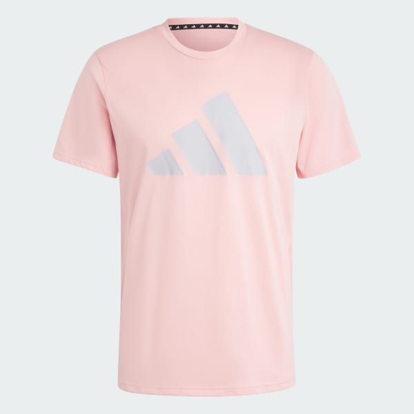 Rosa Playera Deportiva Train Essentials Feelready Logo