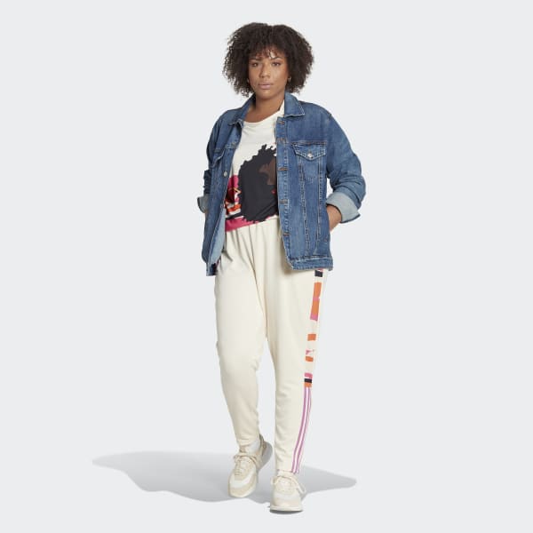 Beige Thebe Magugu Tiro Trainingsbroek (Grote Maat) CV512