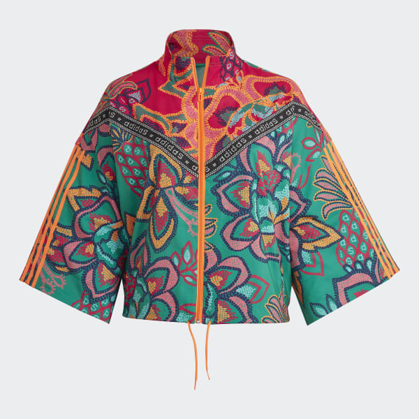 Vert Veste de survêtement FARM (Grandes tailles) HI344