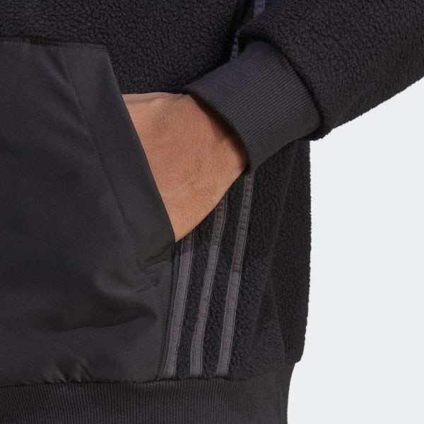 Đen Áo Khoác Bomber Sherpa Holiday Pack Essentials