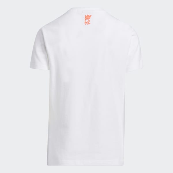 White Love Unites Trefoil T-Shirt HL089