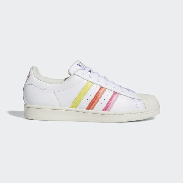 adidas Superstar PRIDE RM Shoes - White, Unisex Lifestyle