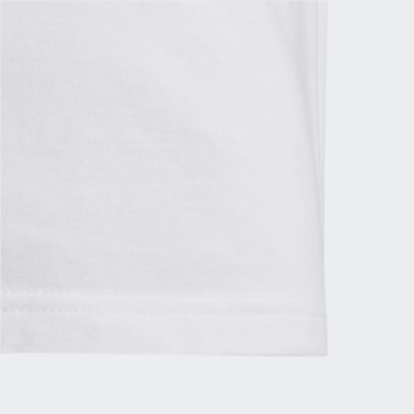 Weiss adicolor 3-Streifen T-Shirt P6855