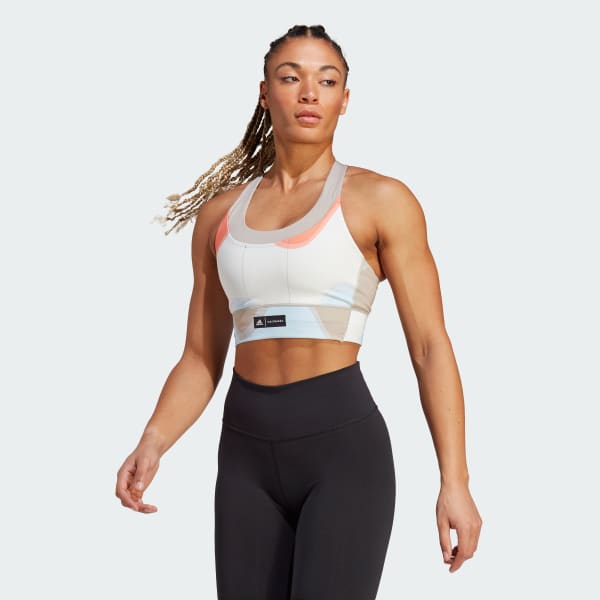 Orange adidas x Marimekko Running Pocket Sport-BH