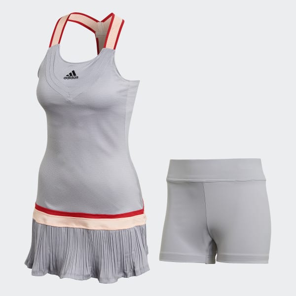 Vestido de tenis gris para mujer | adidas España