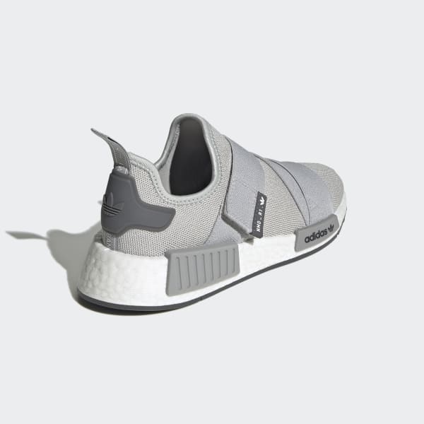 adidas NMD_R1 Strap Shoes - Grey, Women's Lifestyle