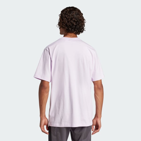 Roxo Camiseta Essentials Linear Single Jersey