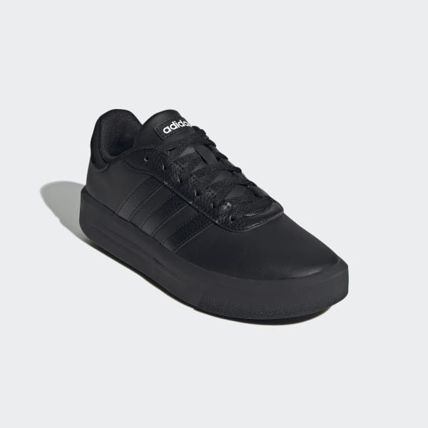 Black Court Platform Shoes LIX02